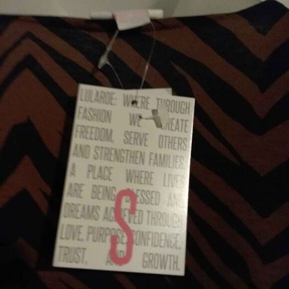 LuLaRoe LLR Wrap Dress Michelle Animal Print Zebra Stripe Tiger Stripe Small New - Picture 4 of 8